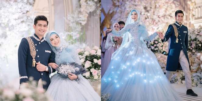 Bak Negeri Dongeng, Intip Potret Pernikahan Ria Ricis - Teuku Ryan yang Mewah dan Elegan Abis!