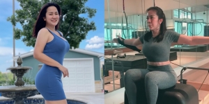 Ngaku Kini Gemukan, Berikut 10 Potret Tante Ernie nge-Gym Penuh Keringat dan Berusaha Turunkan Berat Badan