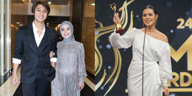 8 Potret Para Selebriti Saat Hadiri AMI Awards 2021, Lesti Kejora dengan Pamer Baby Bump-nya