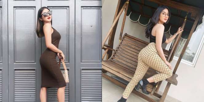 10 Pesona Ghea Youbi Pakai Outfit Ketat, Pamer Lekuk Tubuh yang Body Goals Banget