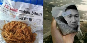 Ini 12 Potret Kertas Bungkus Makanan Bikin Heran, Ada yang Bikin Takut