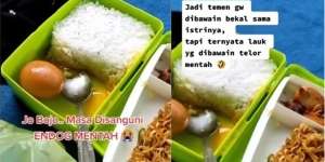 Viral Pria Dibawakan Bekal Telur Mentah untuk Kerja, Banjir Komentar Netizen