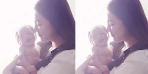 Belum Genap Sebulan, Aksi Baby Bible yang Sadar Kamera dan Pamer Lesung Pipi Ini Gemesin Banget!