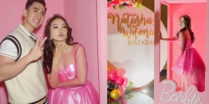 Potret Perayaan Ulang Tahun Natasha Wilona Bertema Barbie, Pesonanya Cantik Banget Mirip Boneka!