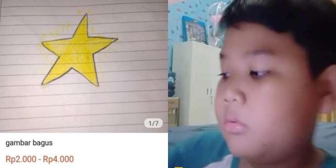 Viral Anak Kelas 4 SD Jual Gambar Secara Online, Entrepreneur Sukses Masa Depan nih!