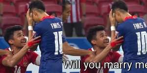 Jadi Trending, Ini 7 Meme Asnawi setelah Pemain Singapura Gagal Cetak Gol saat Pinalti