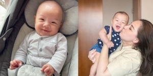 Wajah Bulenya Makin Terlihat, Ini 10 Potret Terbaru Baby Balint Keponakan Mona Ratuliu