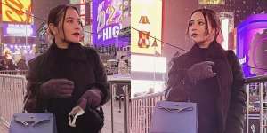 Potret Liburan Prilly Latuconsina di New York, Stylish dengan Outfit Serba Hitamnya