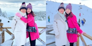 7 Potret Natasha Wilona dan Sang Ibunda Main Salju di Turki, Lambangkan Bukti Cinta Tanpa Syarat