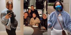 9 Potret Nikita Willy Liburan Tahun Baru ke Las Vegas Bareng Keluarga, Baby Bump-nya Bikin Salfok