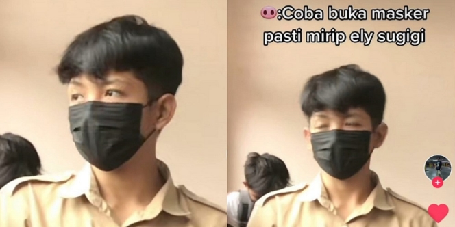 Dikatain Kayak Ely Sugigi Waktu Pakai Masker, Pas Dibuka Ternyata Titisannya Song Joong Ki Versi Indonesia