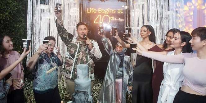 Potret Mewah Perayaan Ulang Tahun Ivan Gunawan ke-40, Dekor Glamor Bak Acara Lamaran