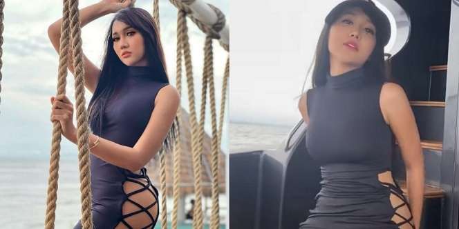 7 Potret Lucinta Luna Joget Saat Naik Yacht dengan Baju Jaring-Jaring, Disebut Gak Pakai Celana Dalam