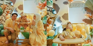 10 Potret Anniversay Zaskia Sungkar dan Irwansyah Sekaligus Aqiqah Ukkasya, Bawa Mini Zoo ke Rumah