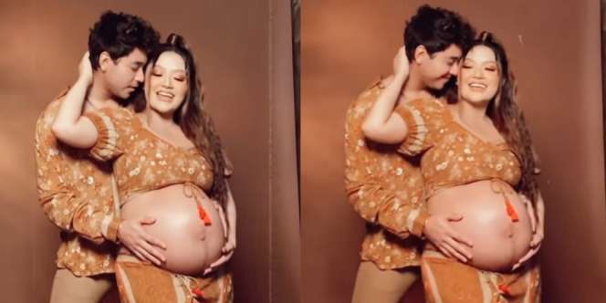 10 Potret Maternity Shoot Siti Badriah, Krisjiana Peluk dan Cium Mesra Perut Istri