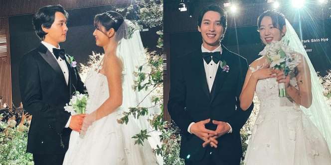 Potret Pernikahan Park Shin Hye dan Choi Tae Joon yang Dihadiri Banyak Artis, Lee Min Ho Ikut Hadir!