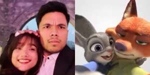 Resmi Jadian, Ini 7 Potret Thariq Halilintar dan Fuji An Remake Foto Film Zootopia, Gemes Banget!