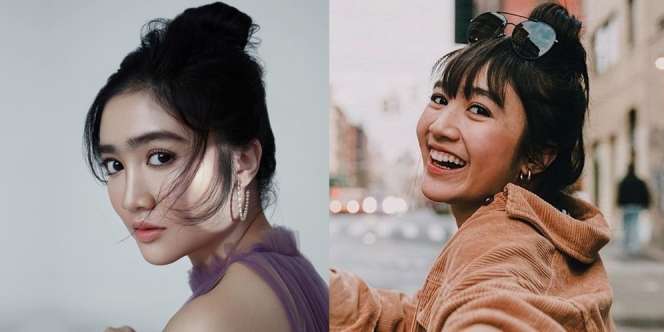 7 Potret Febby Rastanty dengan Gaya Rambut Dicepol, Cantik Sekaligus Gemes!