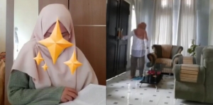 Banjir Air Mata, Ini Video Seorang Istri Beres-Beres Rumah Setelah Ditinggal Wafat Suami Selama 8 Bulan