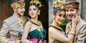 9 Gaya Photoshoot Ghea Youbi dan Gian Zola Pakai Baju Adat Bali Bikin Pangling Bak Prewedding