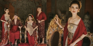 Ini Potret Keluarga Sarah Menzel Pacar Azriel Hermansyah dengan Adat Bali, Auranya Bak Bangsawan Kerajaan!