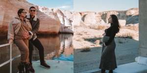 17 Potret Babymoon Nikita Willy di Amerika Serikat, Stylish dengan Baby Bump yang Makin Besar!