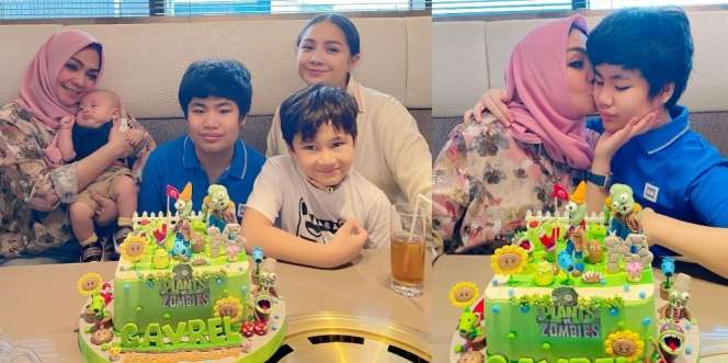 9 Momen Perayaan Ulang Tahun Gavrel, Anak Angkat Rieta Amilia yang Dirayakan Sederhana di Kafe