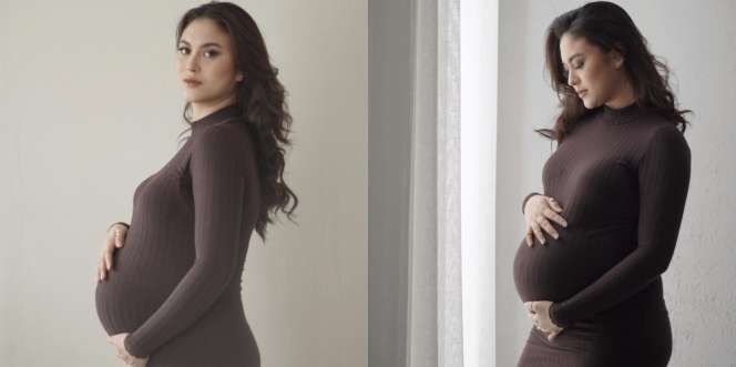 11 Potret Maternity Shoot Marcella Daryanani, Bumil Glowing Pamer Baby Bump Membuncit dengan Sopan
