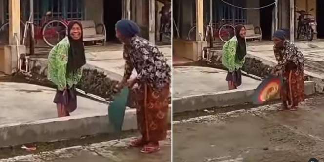 Viral Dua Nenek Bercanda dan Tertawa Bersama, Bikin Senyum-Senyum Sendiri