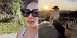 Hamil Besar, Ini 9 Potret Nikita Willy Mendaki Gunung saat di Los Angeles 