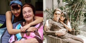 7 Potret Keakraban Sharena Delon dengan Sang Nenek yang Berusia Hampir Seabad, Paras Bulenya Masih Cantik