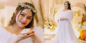 Tampil Bak Ibu Peri dengan Baby Bump Makin Besar, Ini Potret Siti Badriah di Acara Gender Reveal