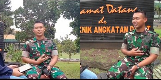 Sempat Minder, Tukang Gorengan Ini Kini Berhasil jadi Anggota TNI