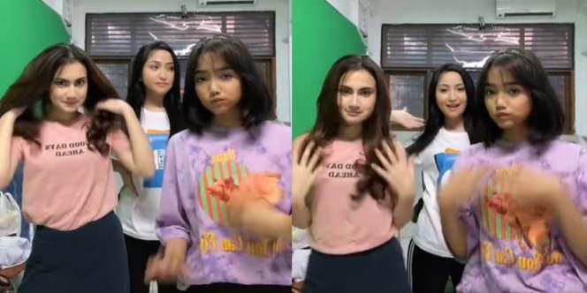 Main Film Bareng, Ini 6 Potret Kedekatan Fuji dengan Raisya Bawazier 'Kembaran' Vanessa Angel