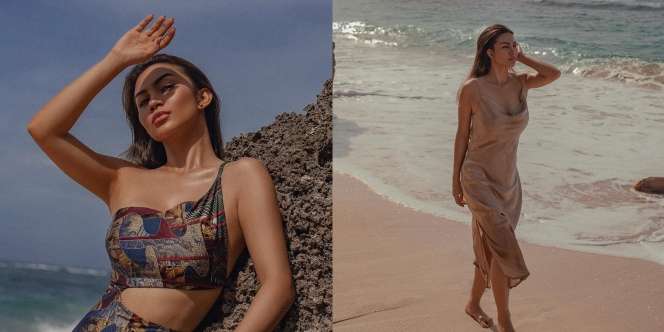 10 Pesona Ariel Tatum saat Main di Pantai, Kulit Coklat Eksotisnya Bikin Semua Mata Tertuju Padanya