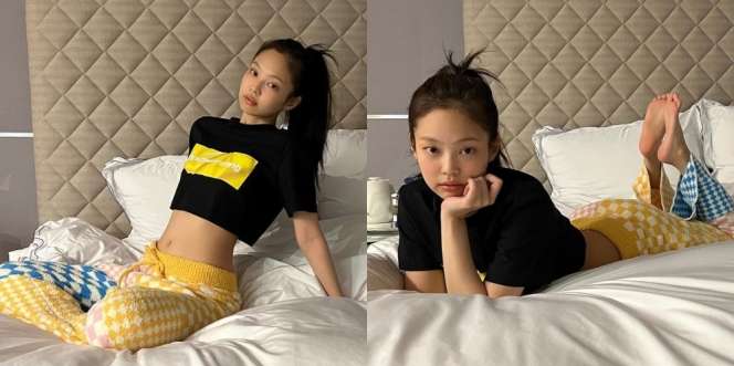 Masih di Ranjang, Ini 9 Pesona Jennie BLACKPINK Saat Bangun Tidur yang Terlalu Cantik Natural