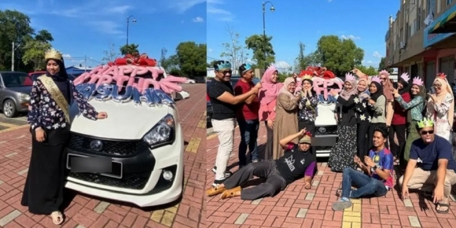 Bikin Iri Netizen, Pengantin Ini Dikasih Hadiah Pernikahan Perabotan Rumah sampai Mobil oleh Teman Kerja