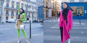 8 Potret Shandy Purnamsari di Paris, Pakai Baju Warna Ngejreng Bak Supermodel!