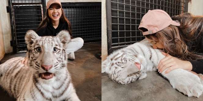 9 Potret Tiara Andini Bareng Selen, Baby Tiger Alshad Ahamd yang Gemes Banget