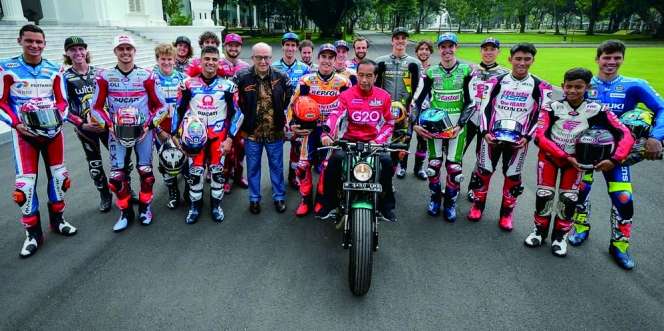 Potret Para Rider MotoGP Hebohkan Ibukota Jakarta dengan Parade Keliling Bundaran HI