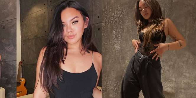 9 Pesona Shafa Harris Pakai Outfit Hitam, Mulai dari Super Ketat sampai Tembus Pandang
