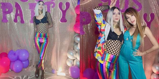 Pakai Dalaman Wanita, Ini 10 Potret Aming di Pesta Ulang Tahun Nikita Mirzani yang Nyentrik Abis!