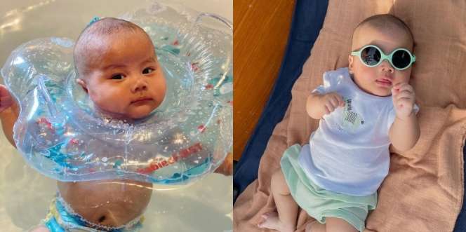 9 Potret Baby Qwenzy, Anak Kesha Ratuliu yang Makin Ganteng dan Mengemaskan di Usia 3 Bulan