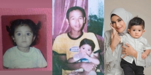 7 Potret Masa Kecil Nadya Mustika Ex Rizki DA yang Mirip Baby Syakki, Mata Belo dan Rambut Ikal jadi Sorotan