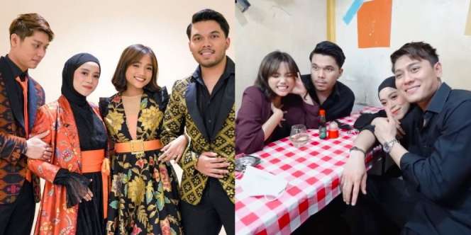 8 Potret Fuji Thariq Double Date Bareng Lesti Billar, Seru-seruan Makan di Warung!