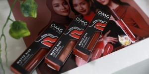Selebrasi 1st Anniversary, OMG Luncurkan Special Coffee Edition Oh My Glam Matte Kiss Lip Cream #OMGNeverFade