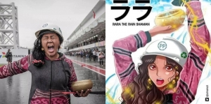 Makin Viral, Rara Si Pawang Hujan Mandalika Jadi Cover Manga Jepang