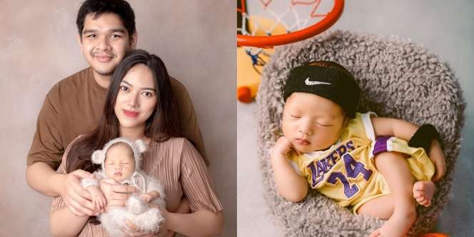 10 Newborn Photoshoot Anak Nabila Gardena, Gemes Bertemakan Toy Story dan Lakers