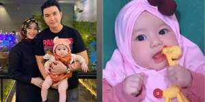 10 Potret Baby Alusha Anak Aldi Taher, Gemes Berpipi Tembem dan Sering Berhijab