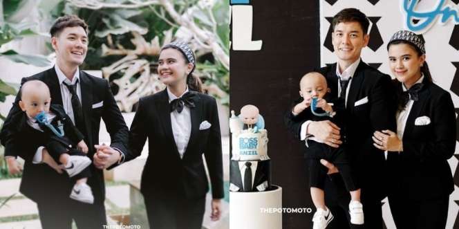 Genap Setahun, Ini 13 Potret Perayaan Ulang Tahun Anzel Anak Audi Marissa dengan Tema Baby Boss